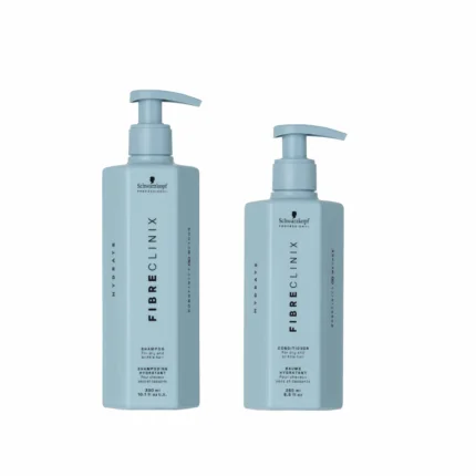 Schwarzkopf Professional Fibre Clinix Hydrate Zestaw nawilżający Szampon 300 ml + Odżywka 200 ml