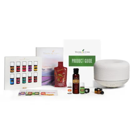 Young Living Zestaw olejków eterycznych z dyfuzorem Macaron