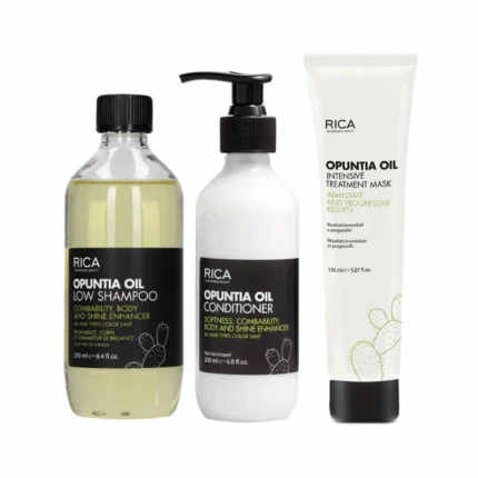 RICA NATURICA Opuntia Oil Zestaw Szampon 250 ml + Odżywka 200 ml + Maska 150 ml