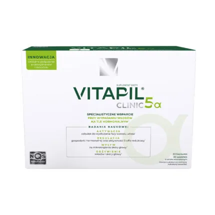 Suplement diety Vitapil CLINIC 5α przeciw wypadaniu włosów