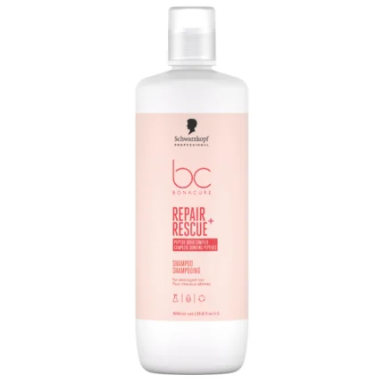 Schwarzkopf BC Repair Rescue+ Szampon regenerujący 1000 ml